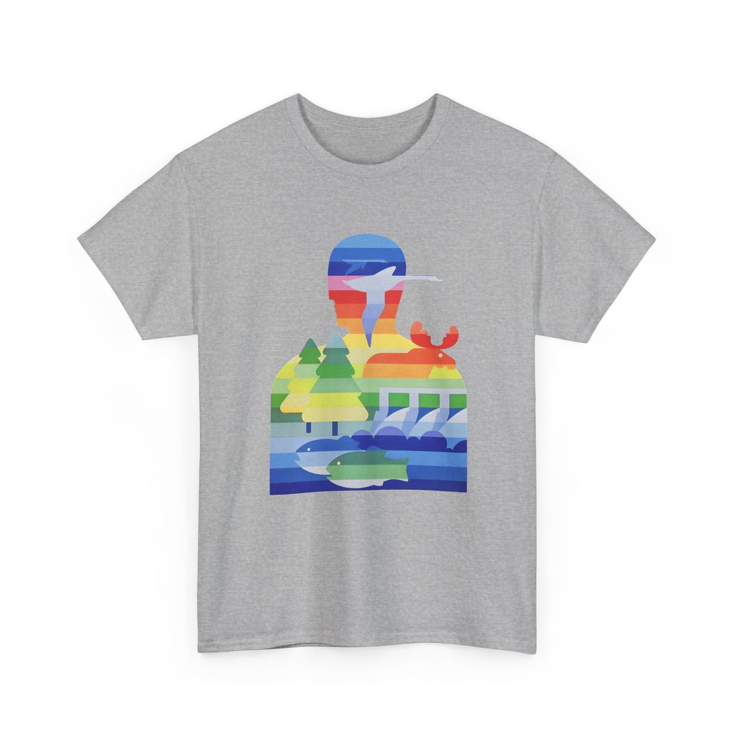 1970s environment and climate change canada graphic reproduction tshirt