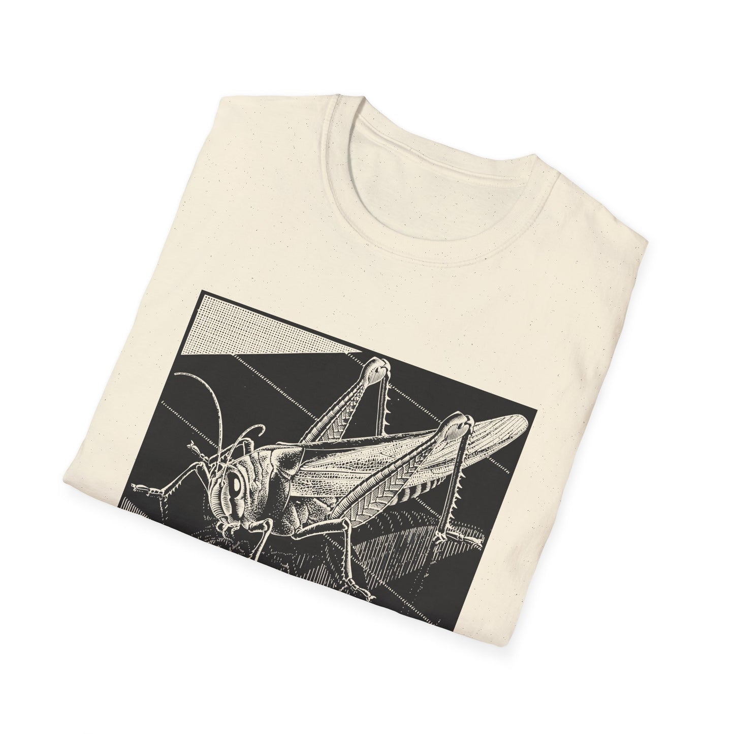 1935 m.c escher grasshopper wood engraving tshirt