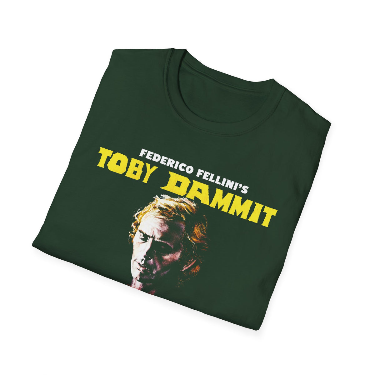 1968 toby dammit film poster tshirt