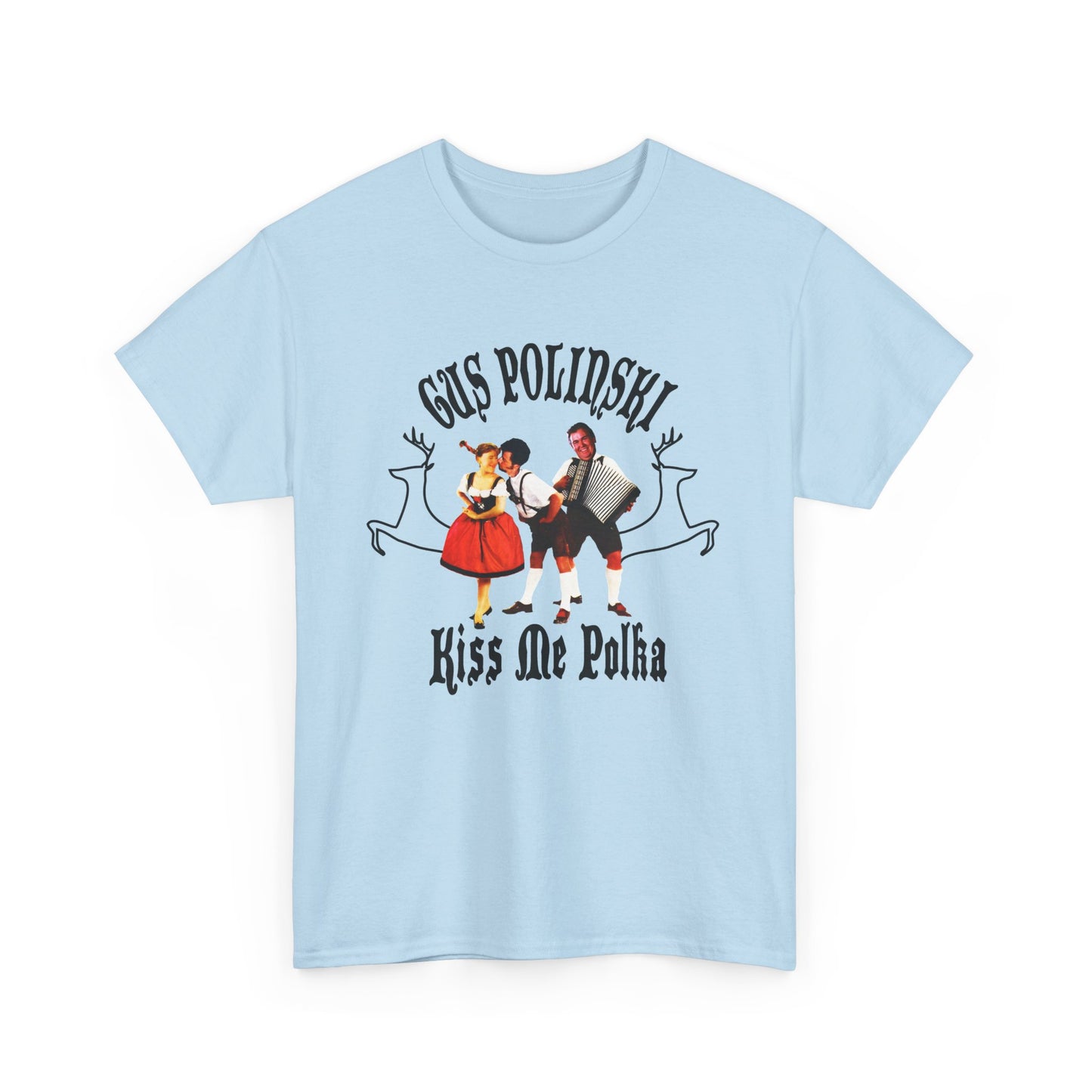 home alone gus polinski (john candy) poker king of the midwest parody album cover for kiss me polka tshirt