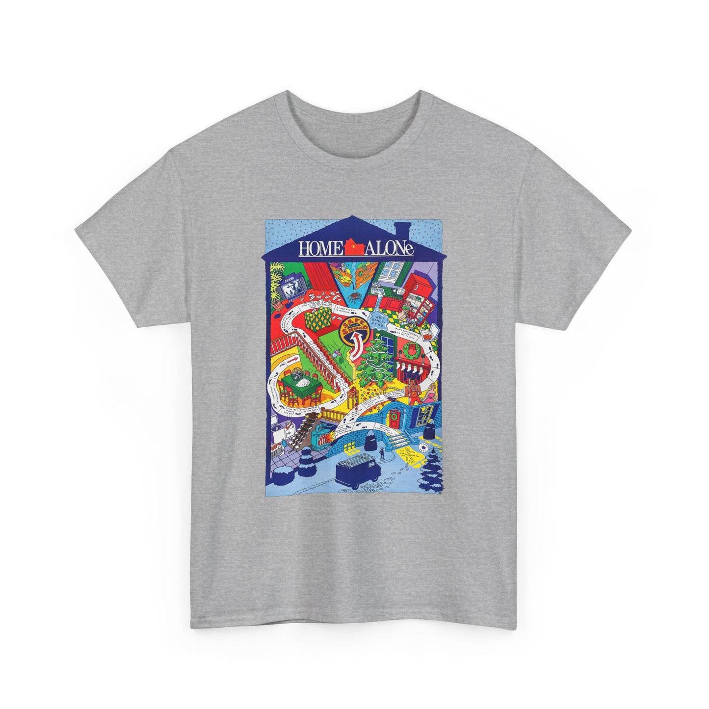 1990 home alone battle plan poster tshirt