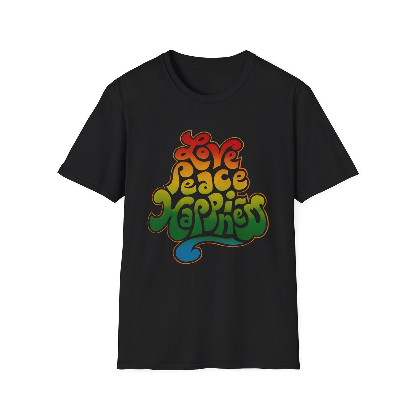 1970 love peace happiness vagabond creations poster tshirt