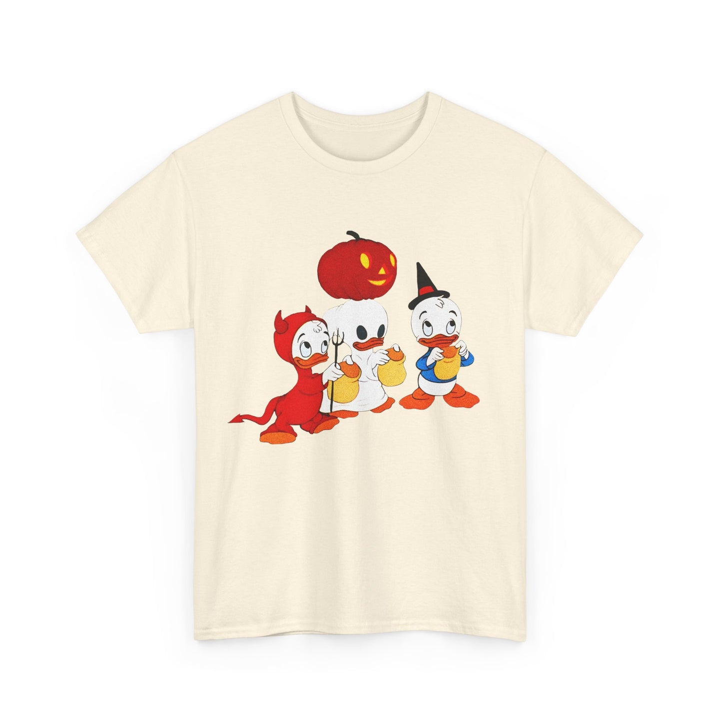 1982 huey dewey and louie halloween cartoon alternate reproduction tshirt