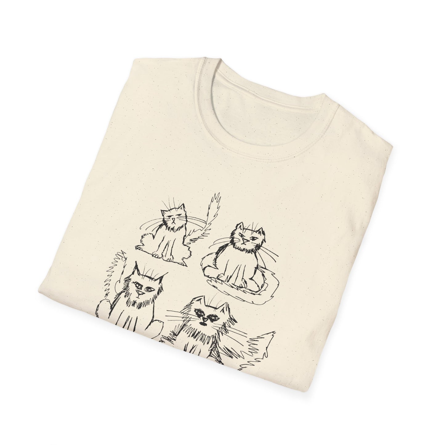 original drawing another six cats tshirt