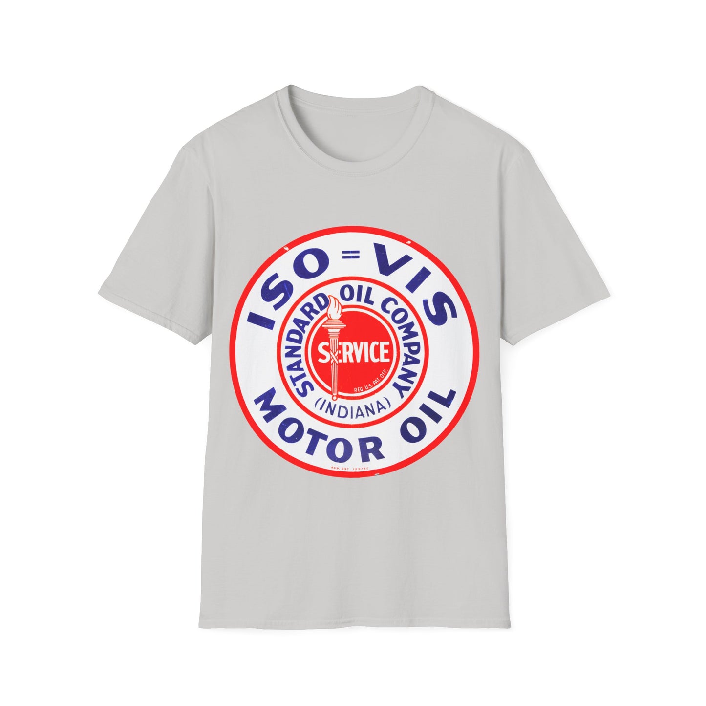 standard oil company motor oil logo tshirt