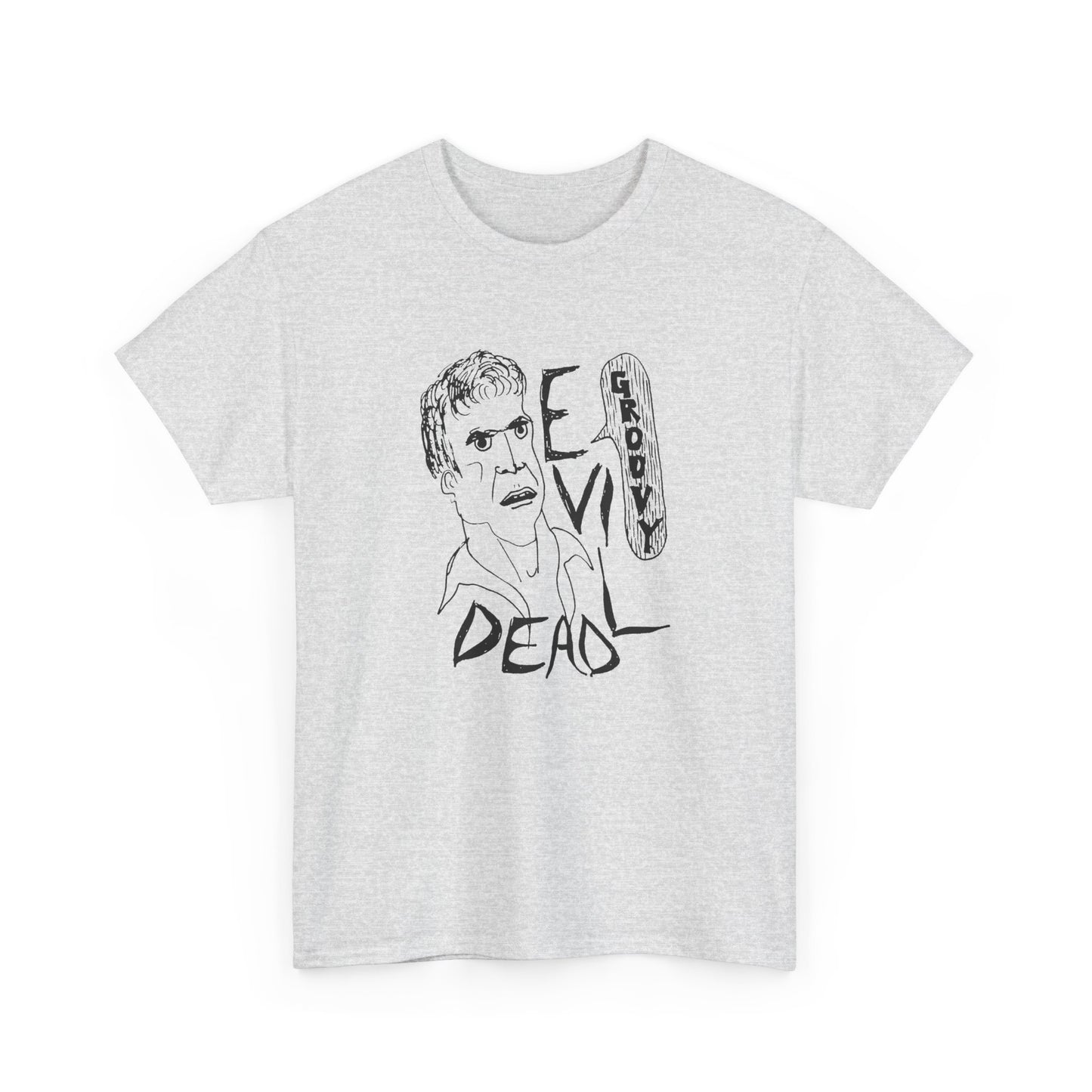 original drawing sketch ash evil dead groovy tshirt