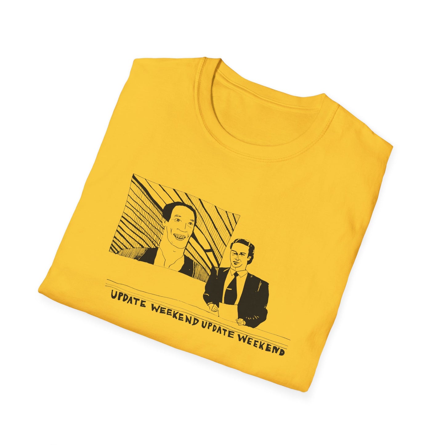 original drawing of the time norm macdonald got fired from snl for oj jokes fan art tshirt