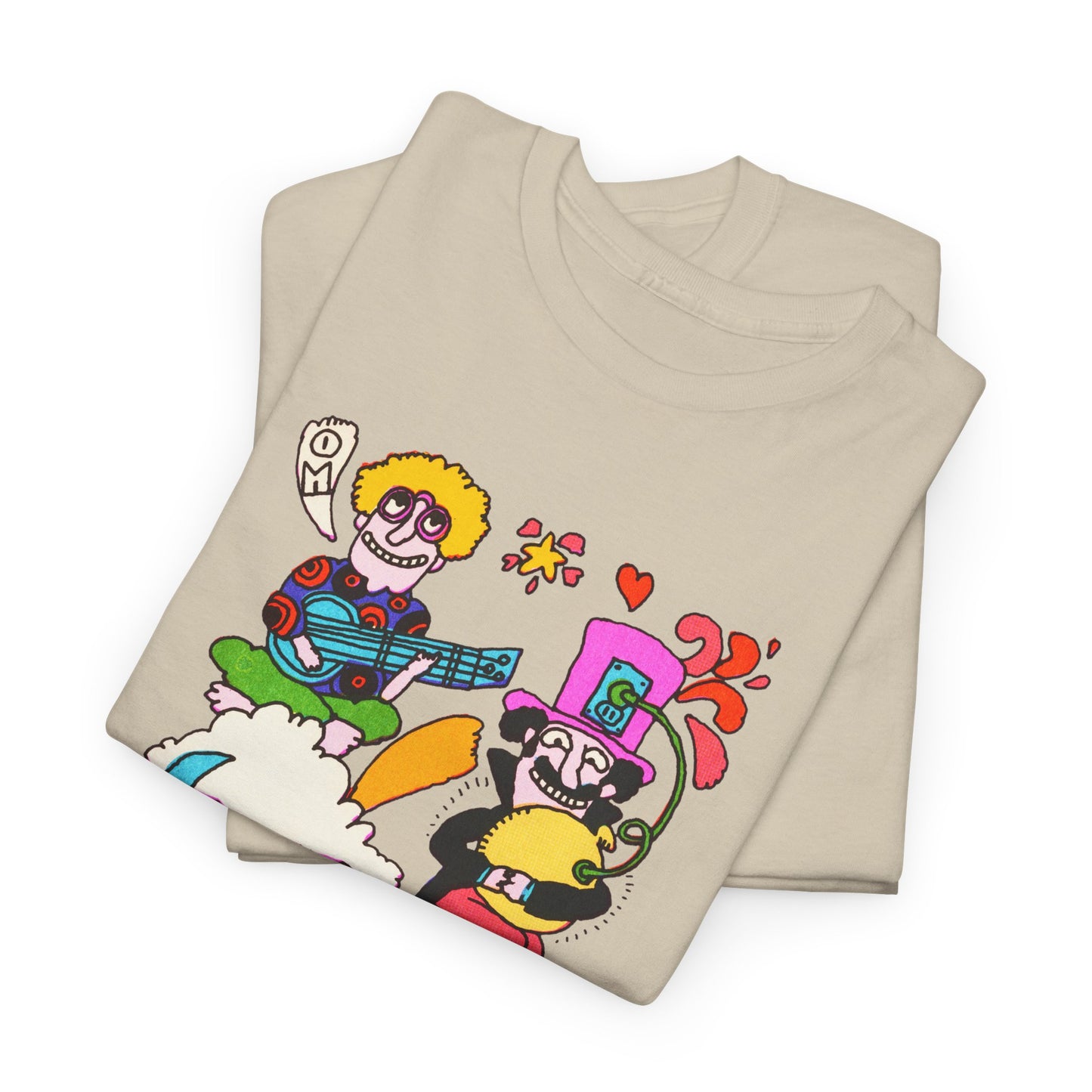 1971 psychedelic mother goose illustration reproduction tshirt