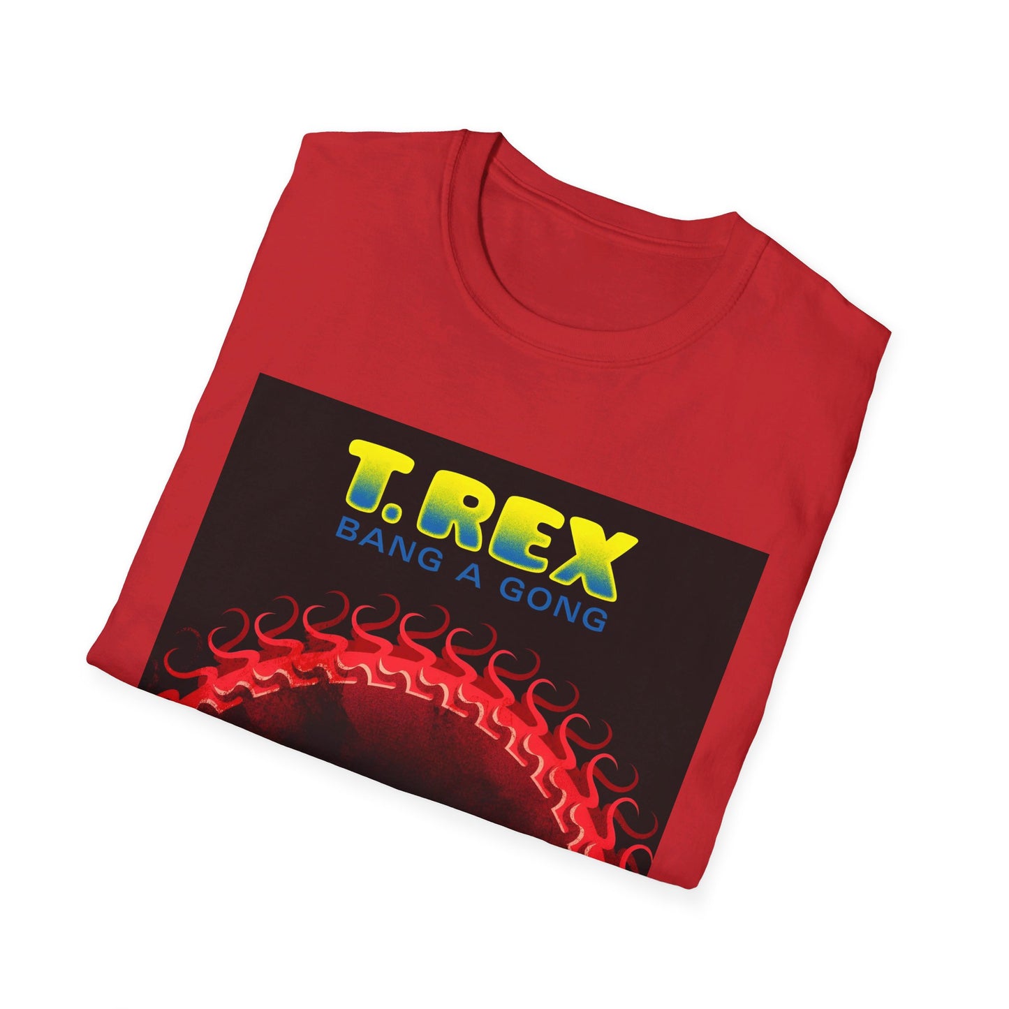 t. rex bang a gong single tshirt