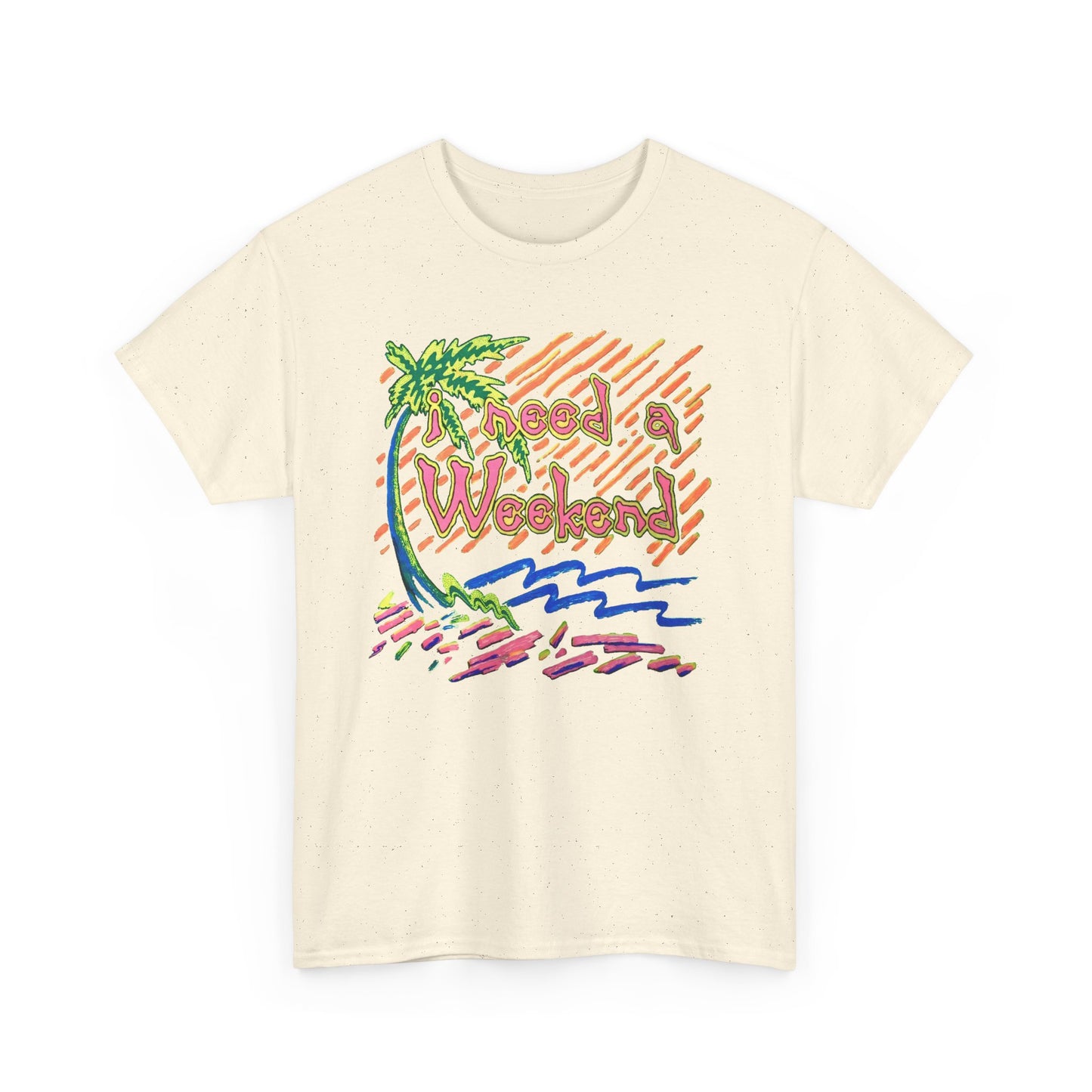 vintage 90s i need a weekend graphic custom reproduction tshirt