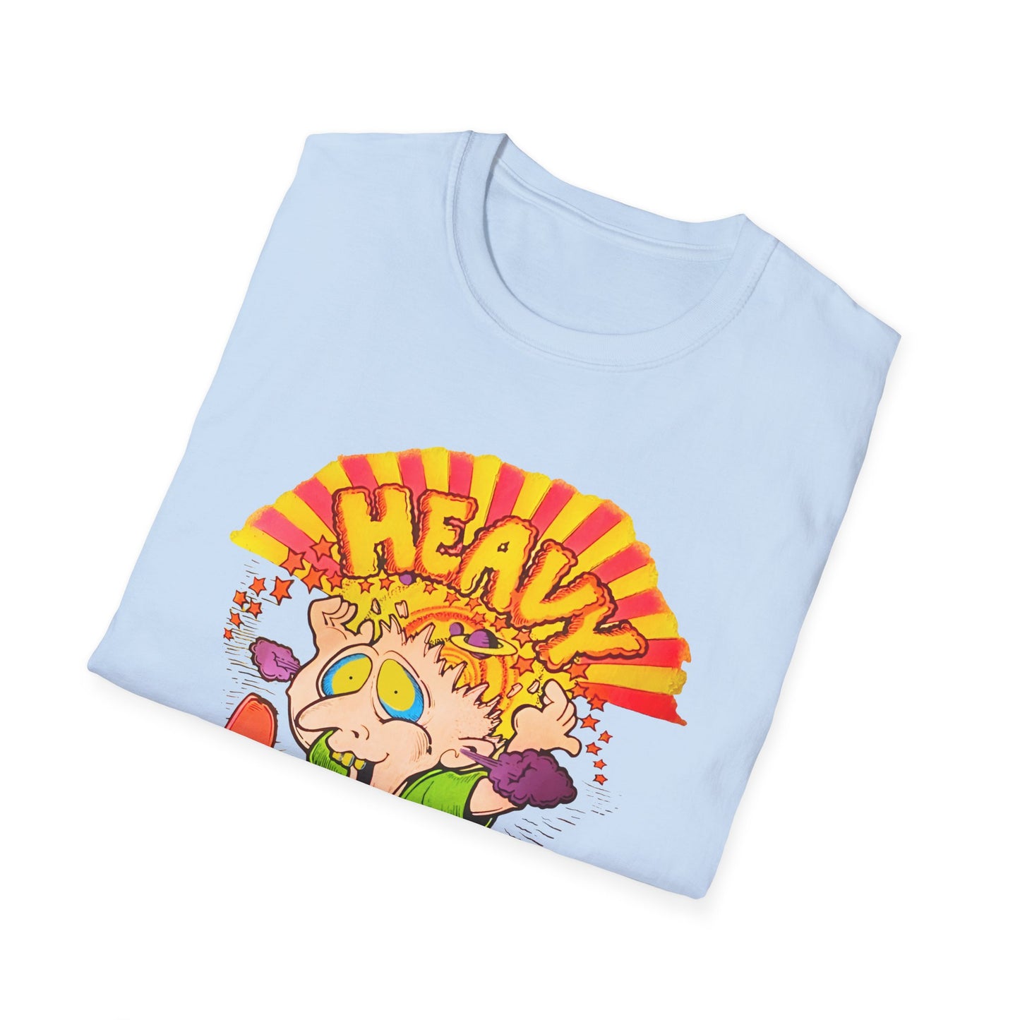 1970s heavy trip cartoon character reproduction tshirt