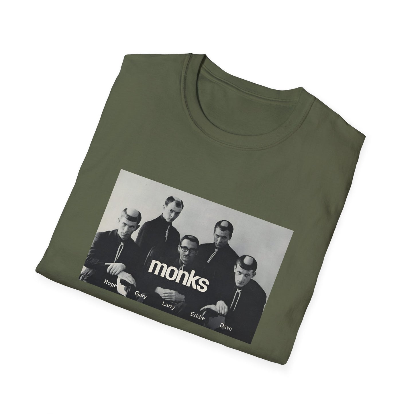 1960s experimental rock n roll band the monks tshirt