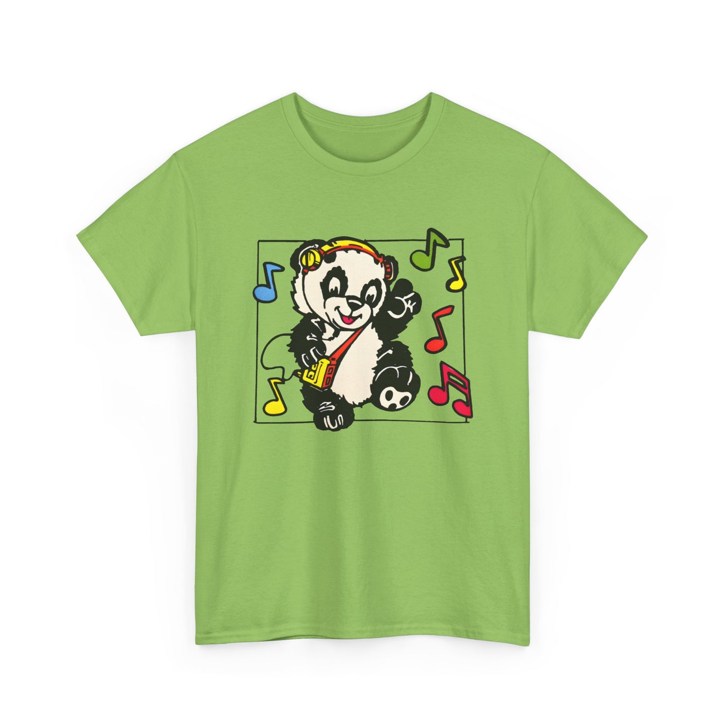 vintage 1980s dancing panda graphic reproduction tshirt