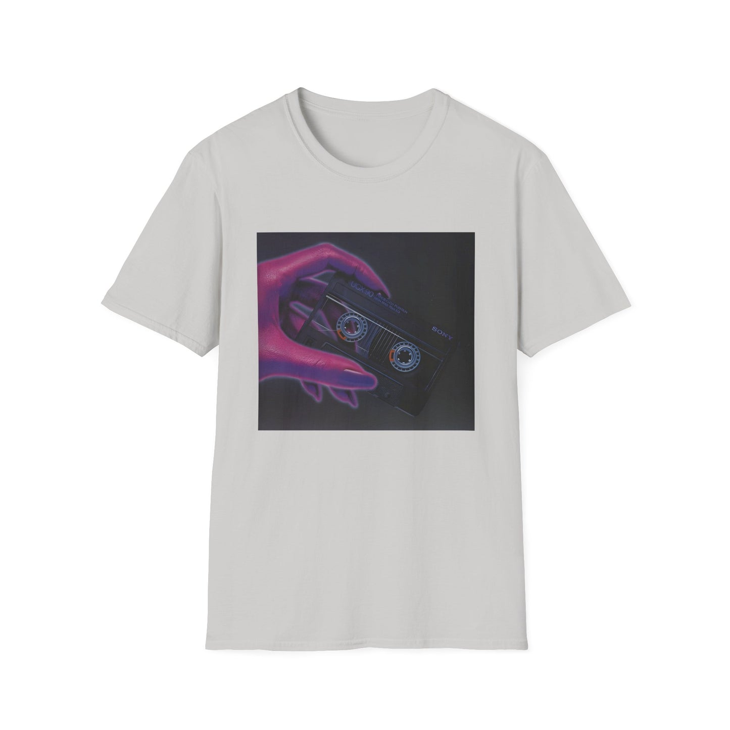 1980s ucx-90 audiocassette print advertisement tshirt