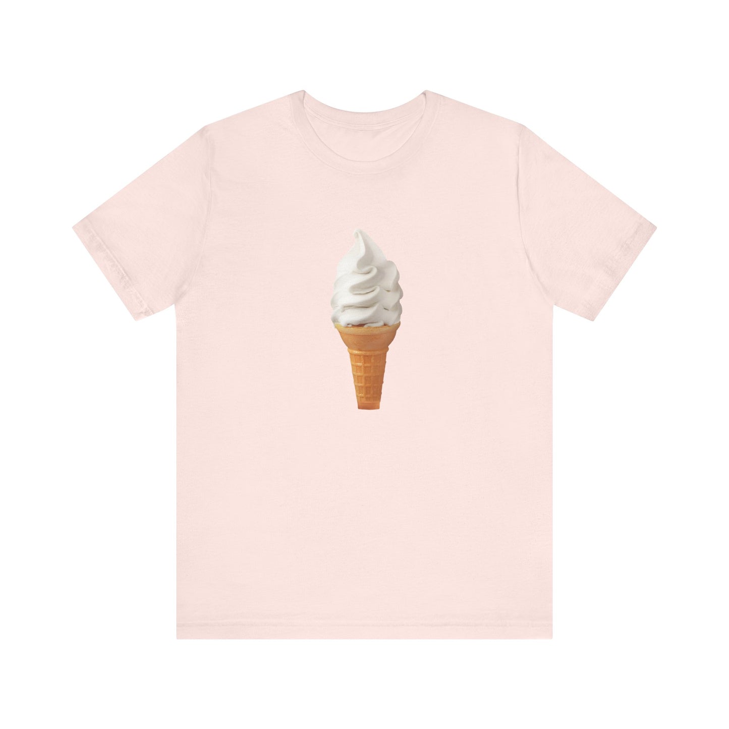 soft vanilla ice cream cone tshirt