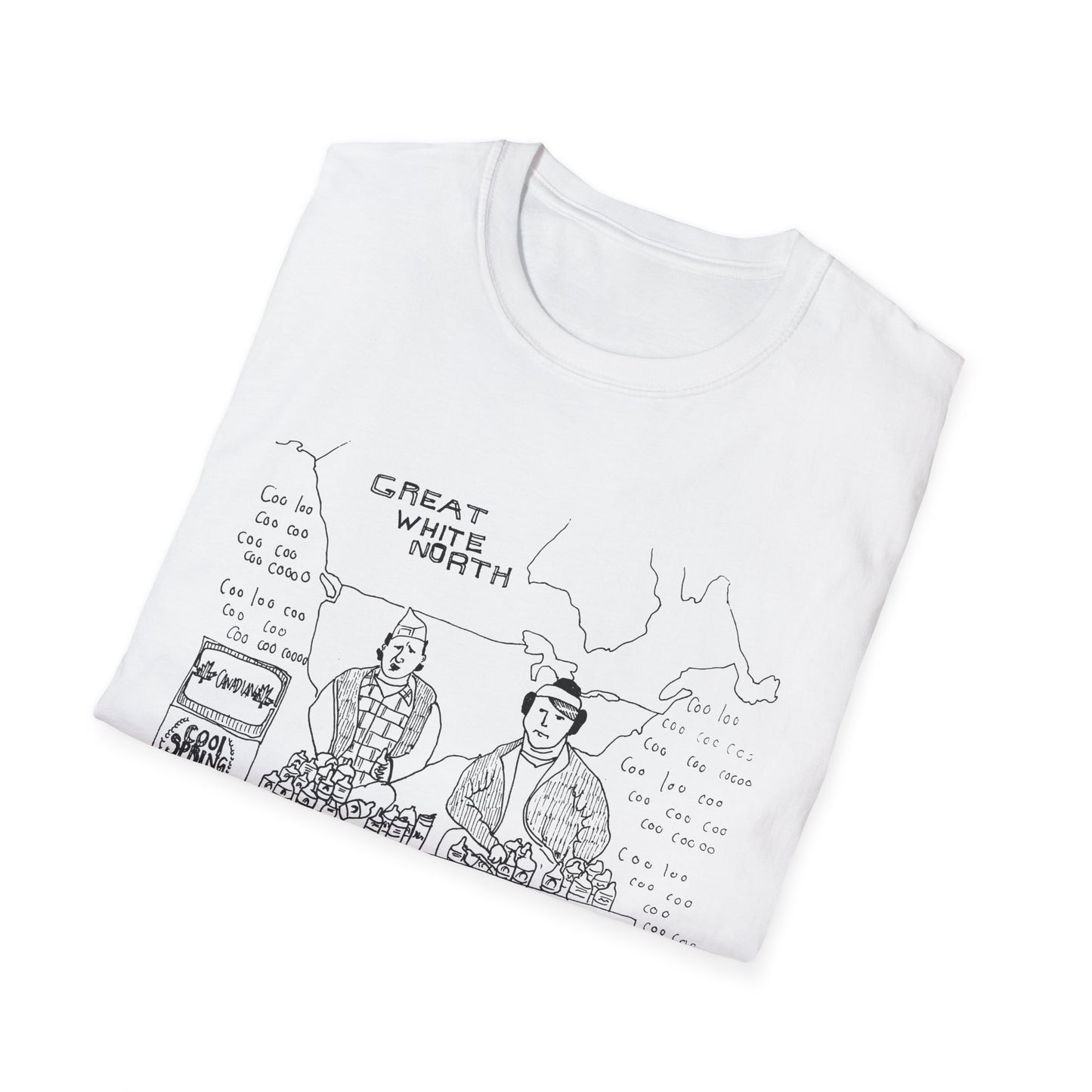 original drawing of bob and doug mckenzie tshirt