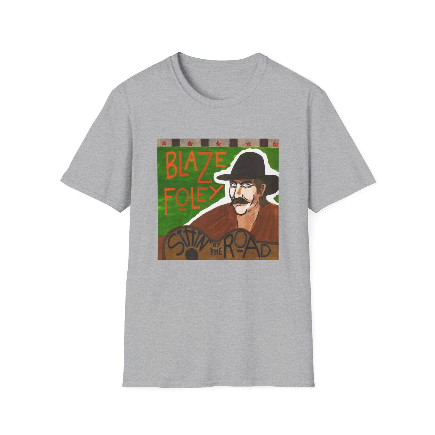 blaze foley sittin' by the road album tshirt