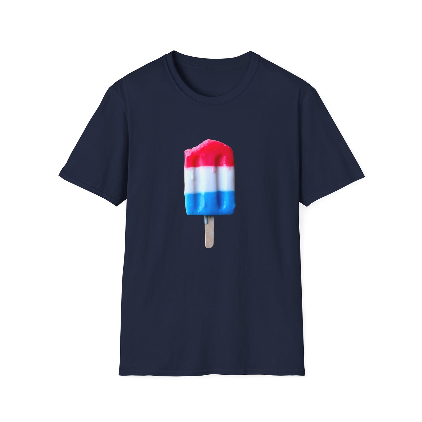 classic red white blue popsicle tshirt