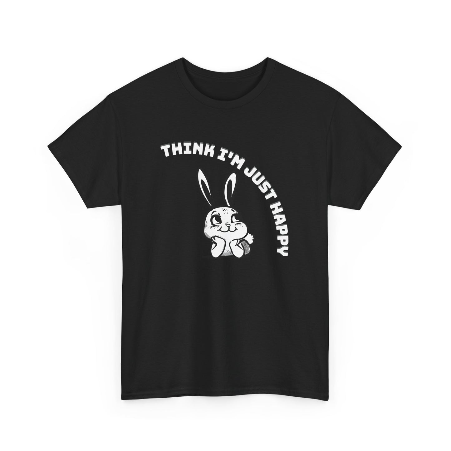 think I'm just happy nirvana song lyrics with bunny tshirt