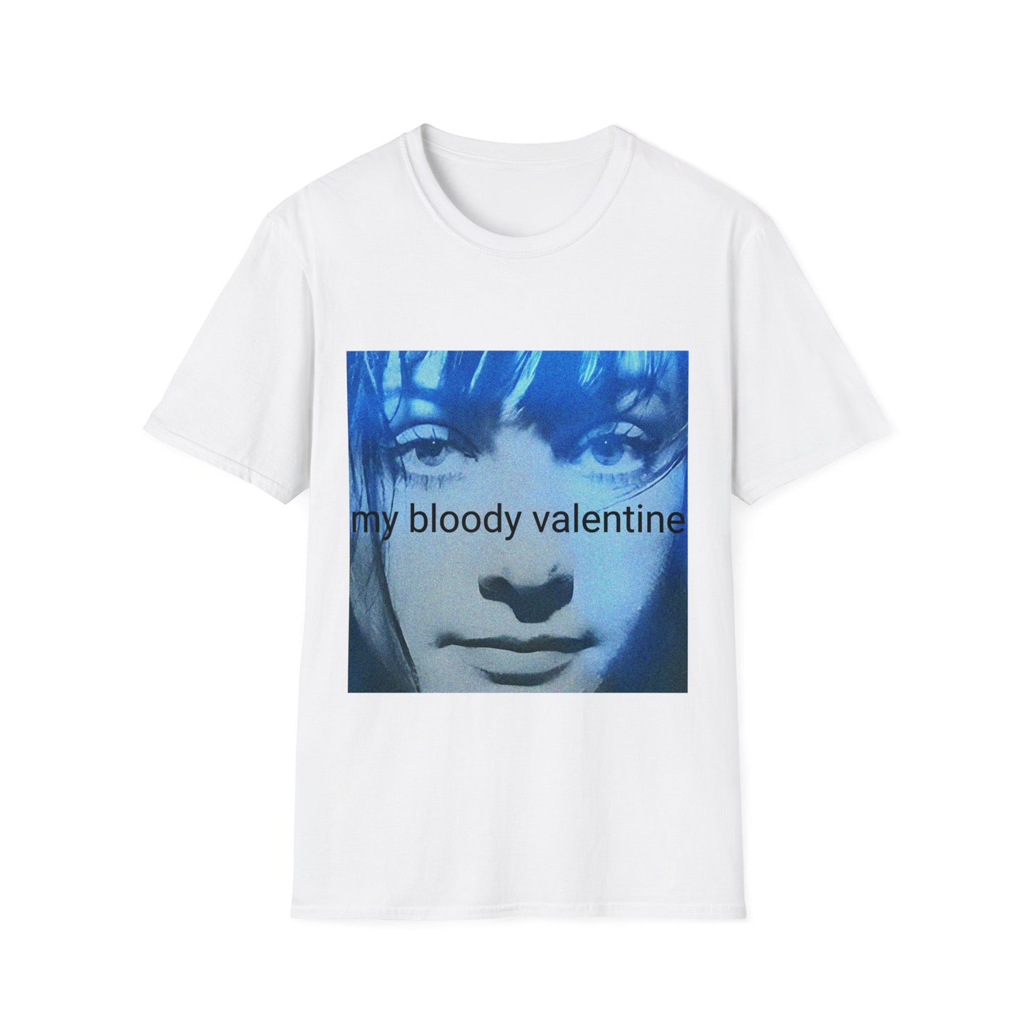 my bloody valentine belinda butcher close up in blue tshirt