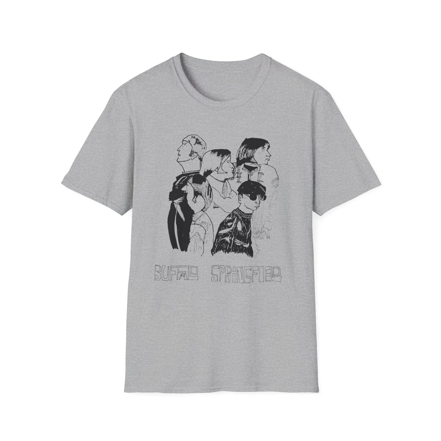 buffalo springfield original fan art drawing tshirt