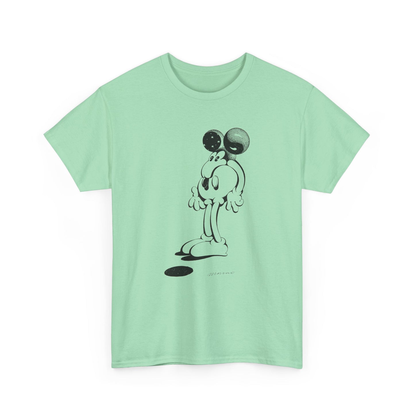 1968 illustration victor moscoso's cosmic mickey tshirt