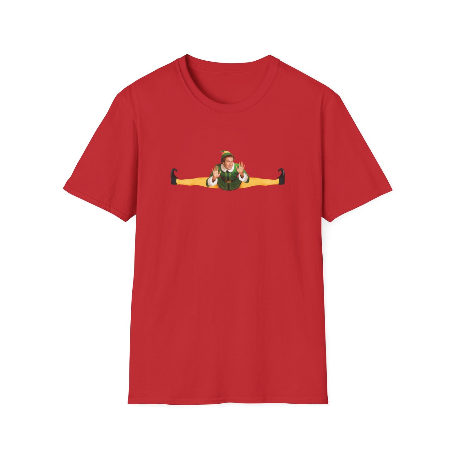 elf 2003 will ferrell doing the splits christmas tshirt