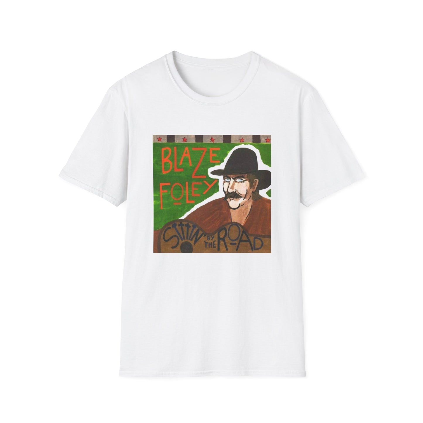 blaze foley sittin' by the road album tshirt