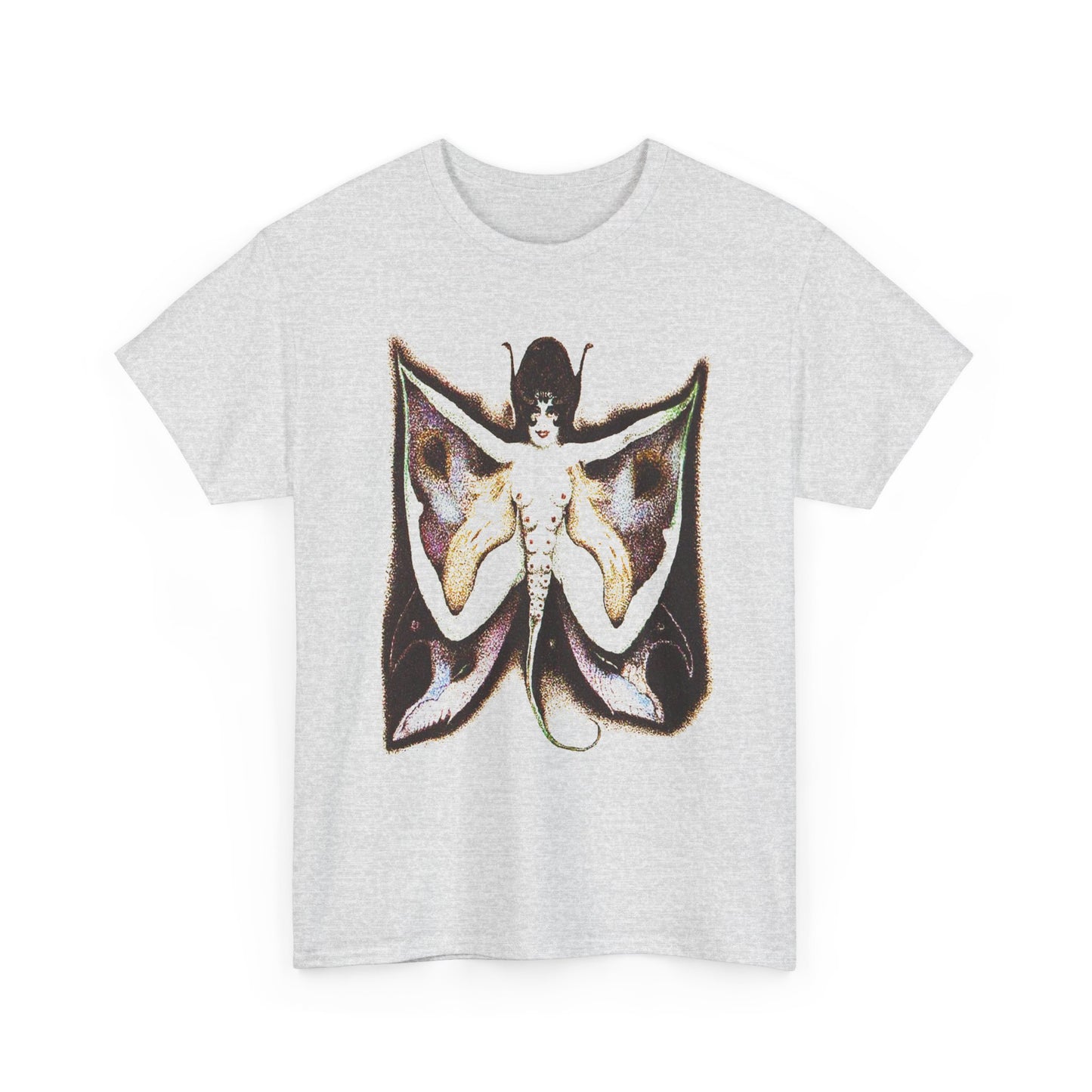 early 1900s gothic moth lady painting by alberto martini custom edit tshirt
