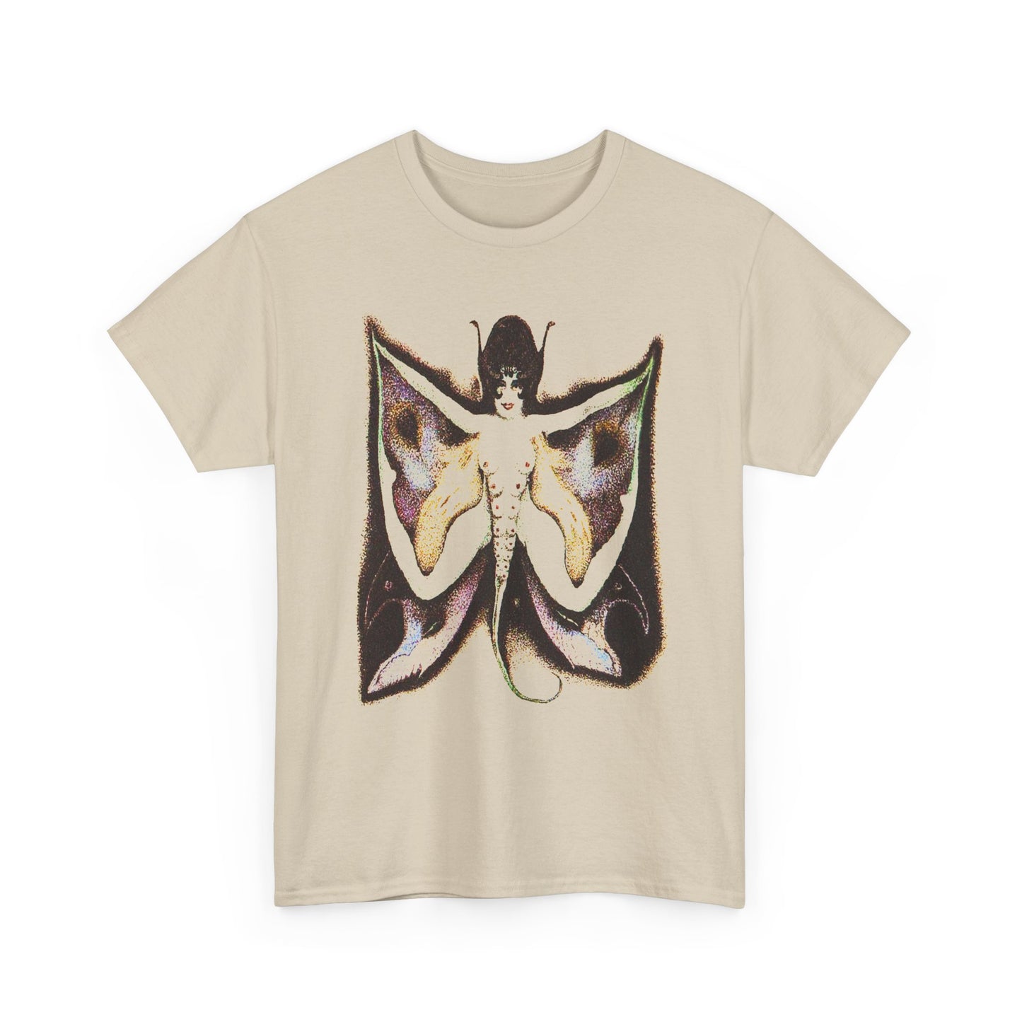 early 1900s gothic moth lady painting by alberto martini custom edit tshirt