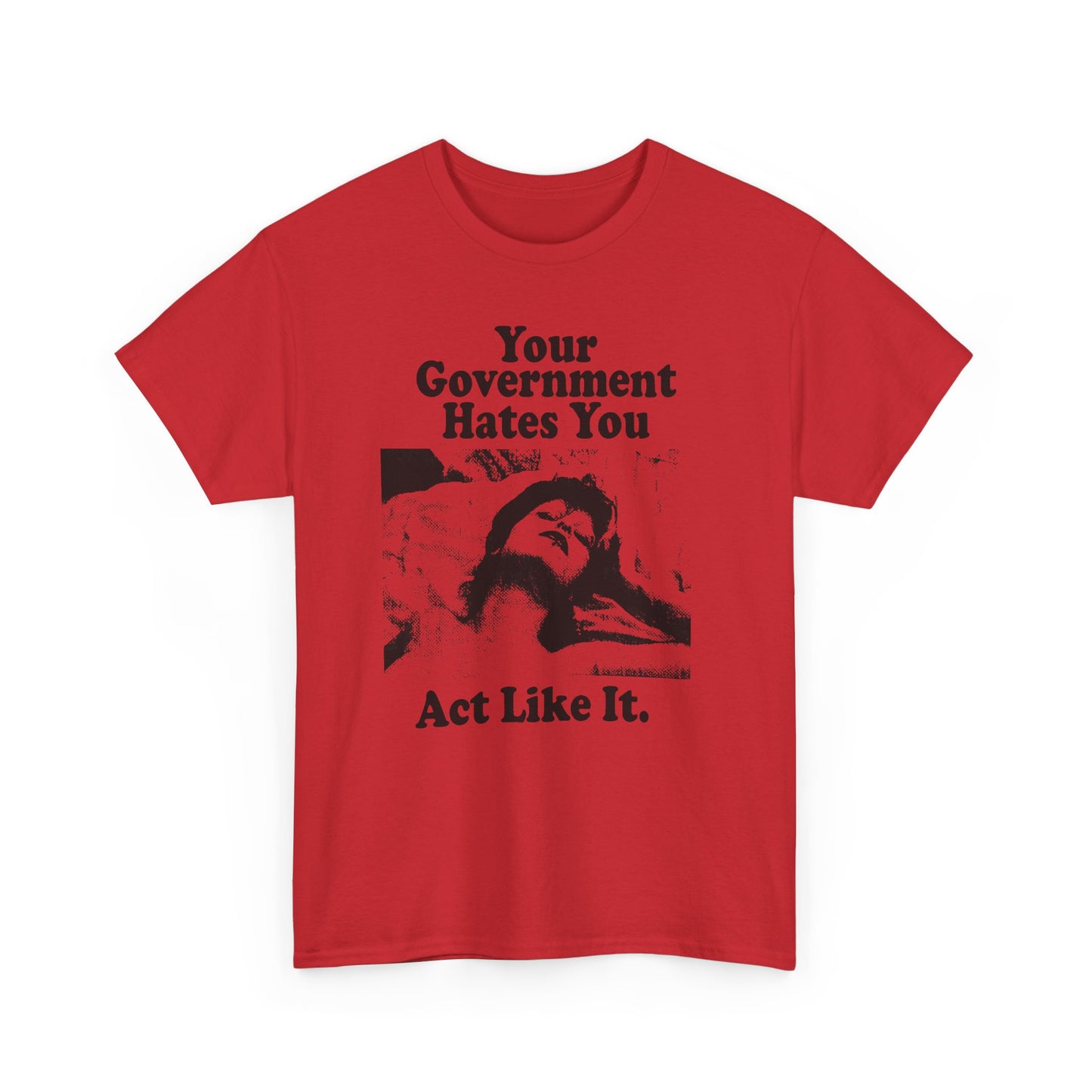 vintage playboy graphic your government hates you act like it reproduction tshirt