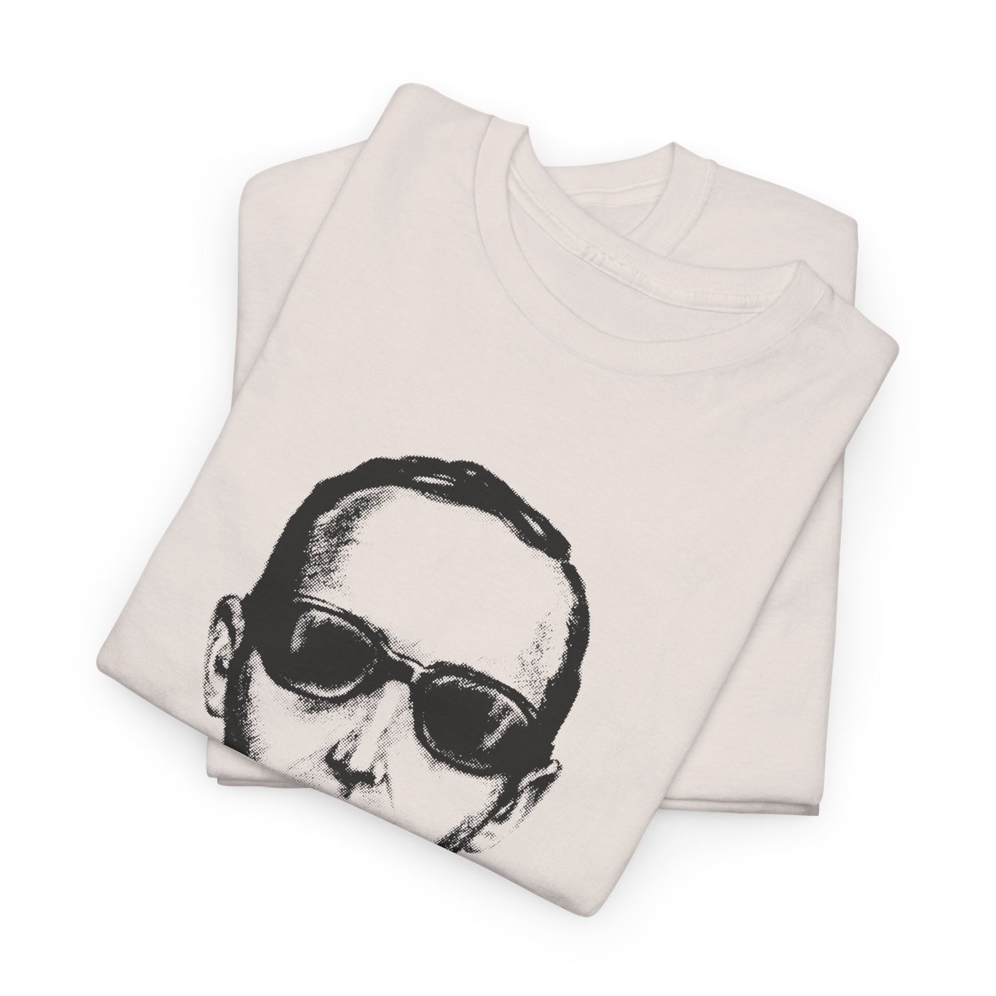 d.b. cooper fbi sketch large head tshirt