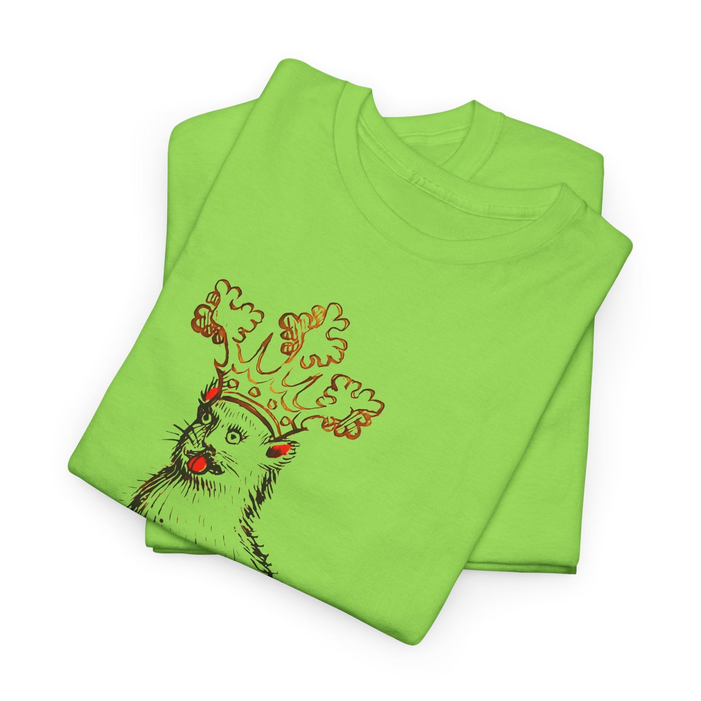 mid 1400s crowned cat from the scheibler armorial manuscript tshirt