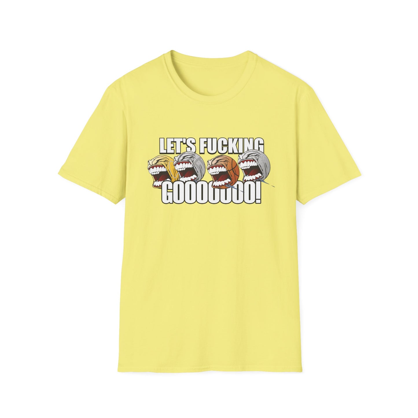 let's fucking go balls tshirt