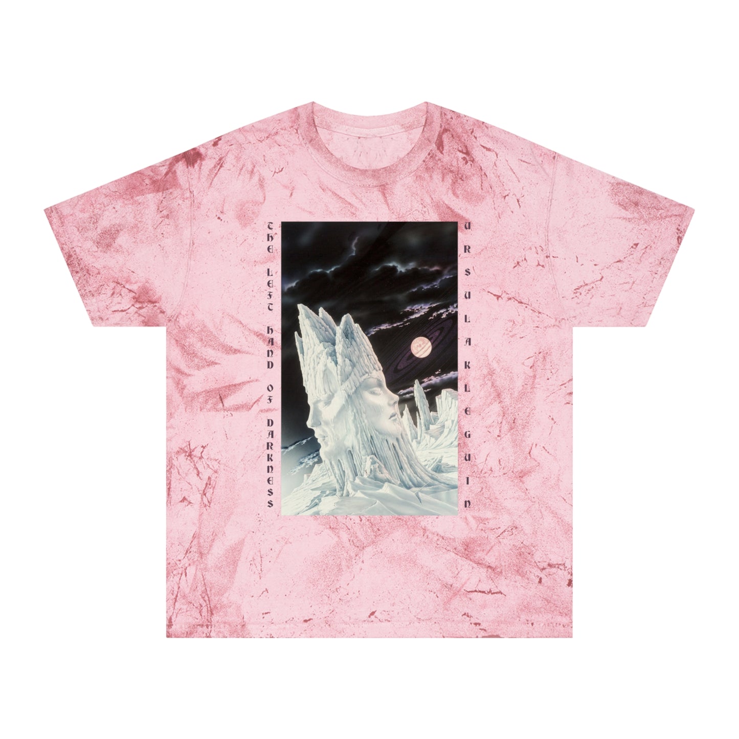 ursula k le guin the left hand of darkness book cover color blast tshirt