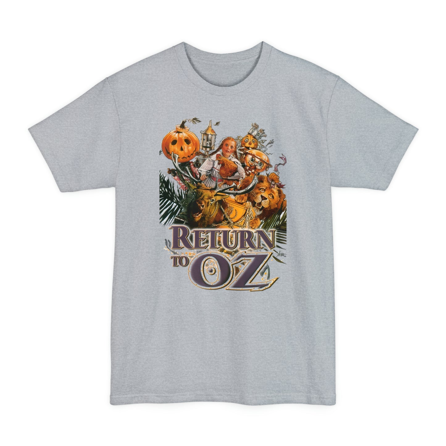 oversized return to oz unisex tall beefy tshirt