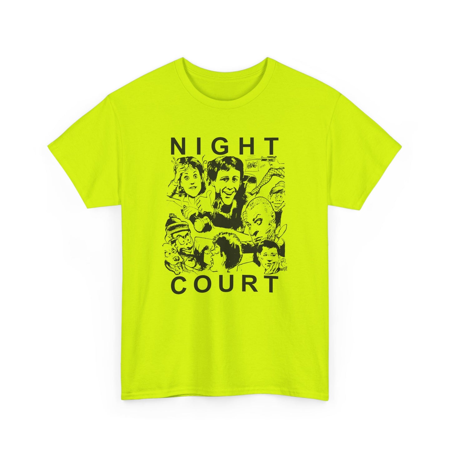 night court tv show newspaper art custom edit tshirt