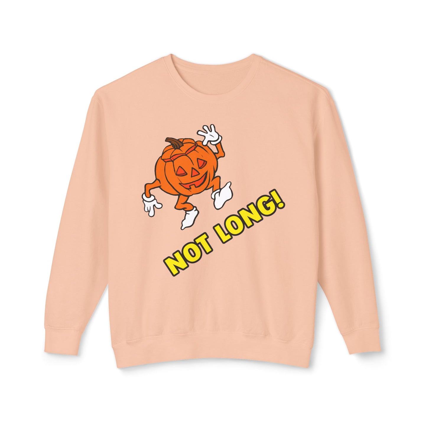 old tv commercial halloween pumpking guy not long custom reproduction 100% cotton sweatshirt