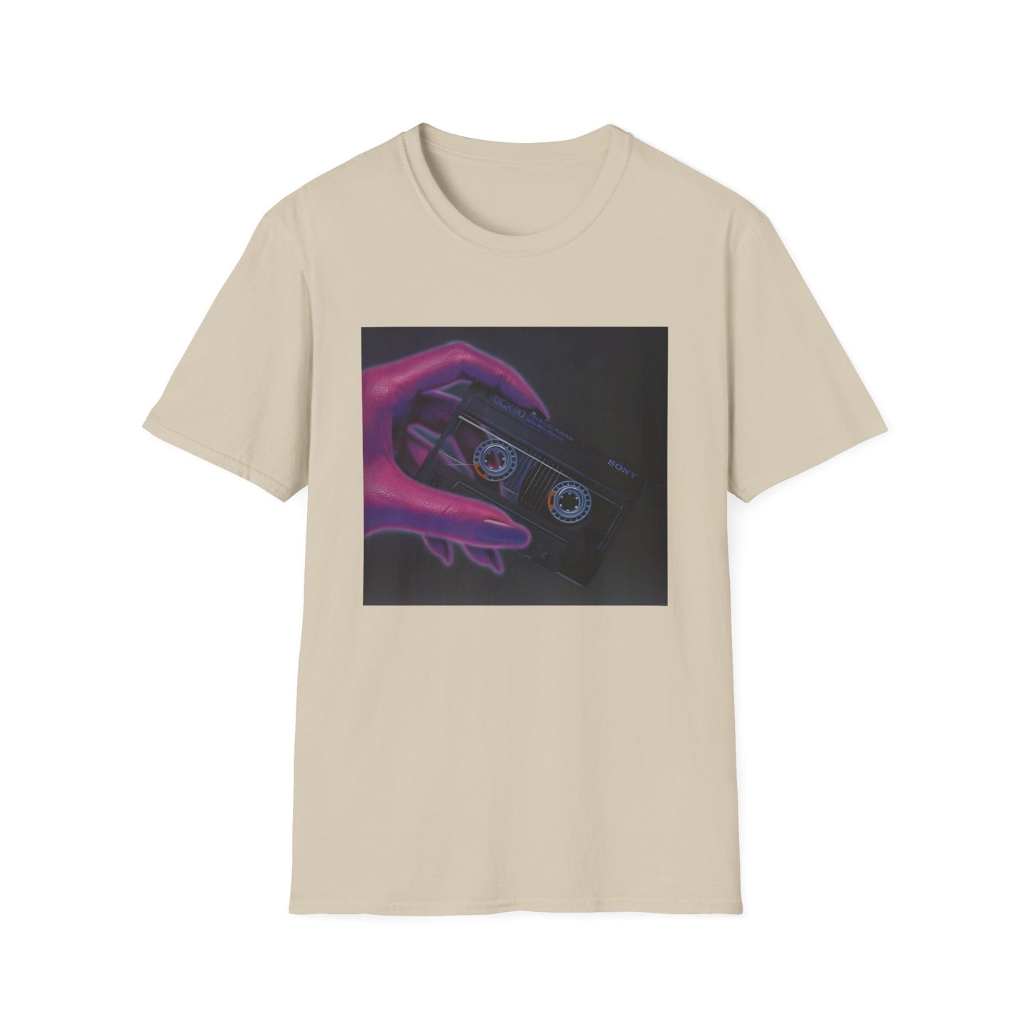 1980s ucx-90 audiocassette print advertisement tshirt