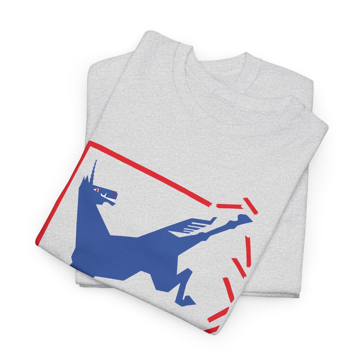 1924 german cartoon unicorn breaking free reproduction tshirt