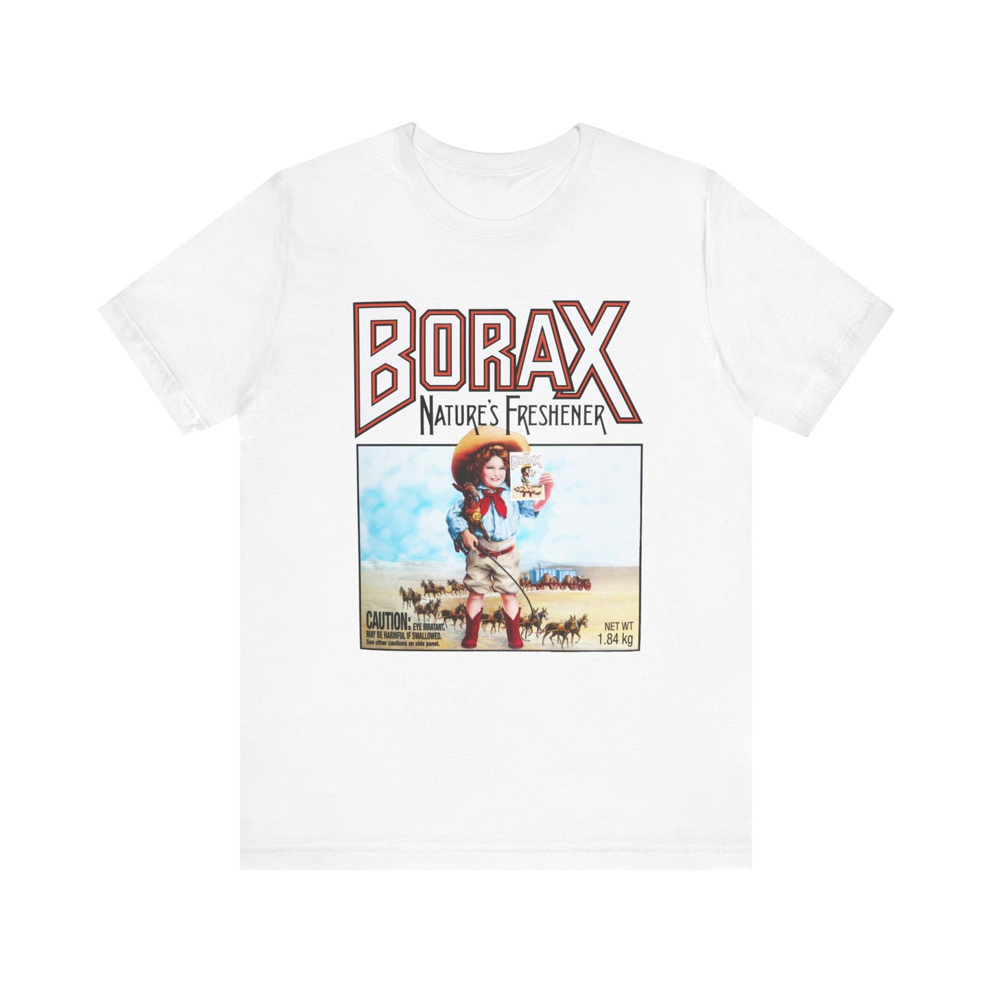 borax nature''s freshener 20 mule team detergent classic logo tshirt