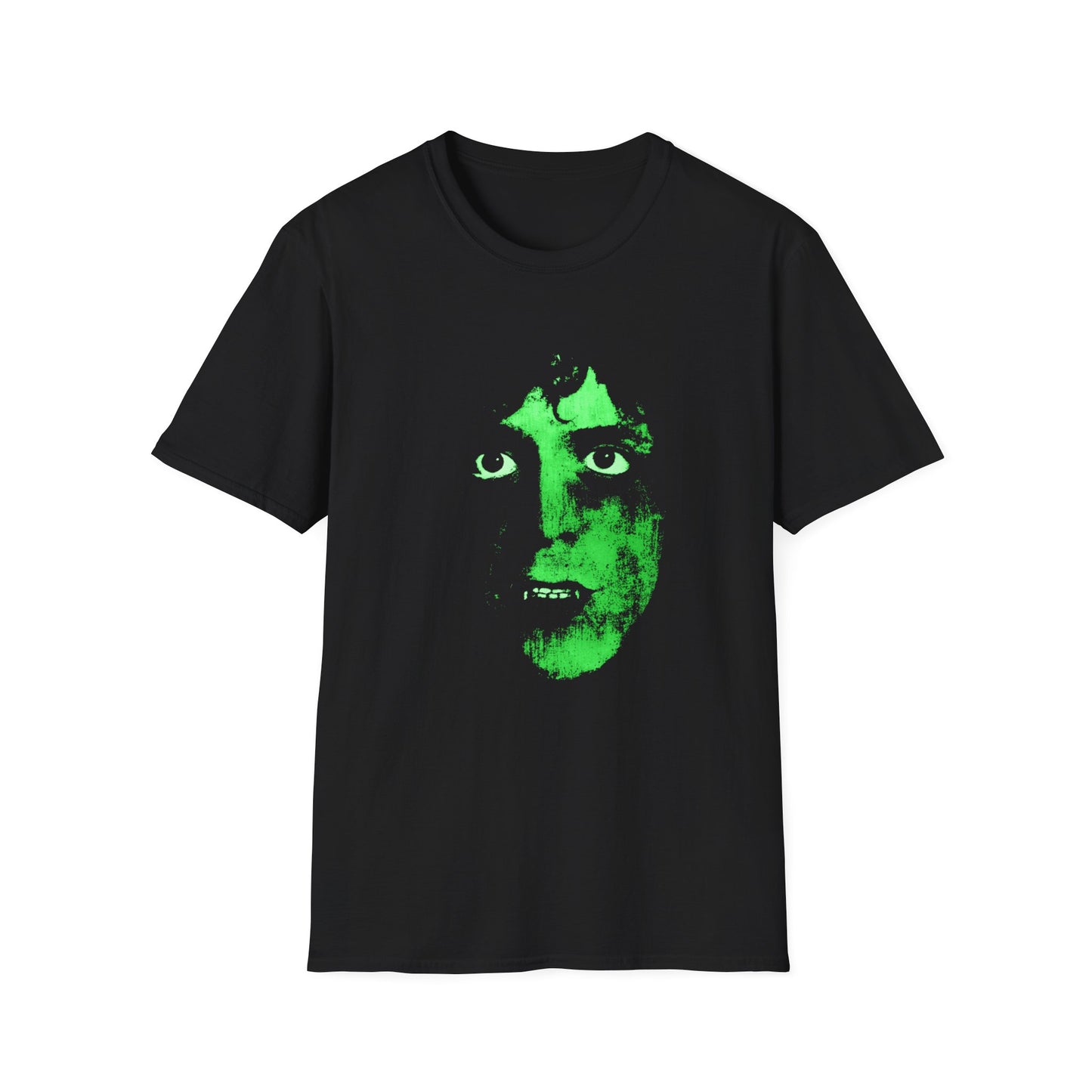 neon green lou reed rock and roll animal fan art tshirt