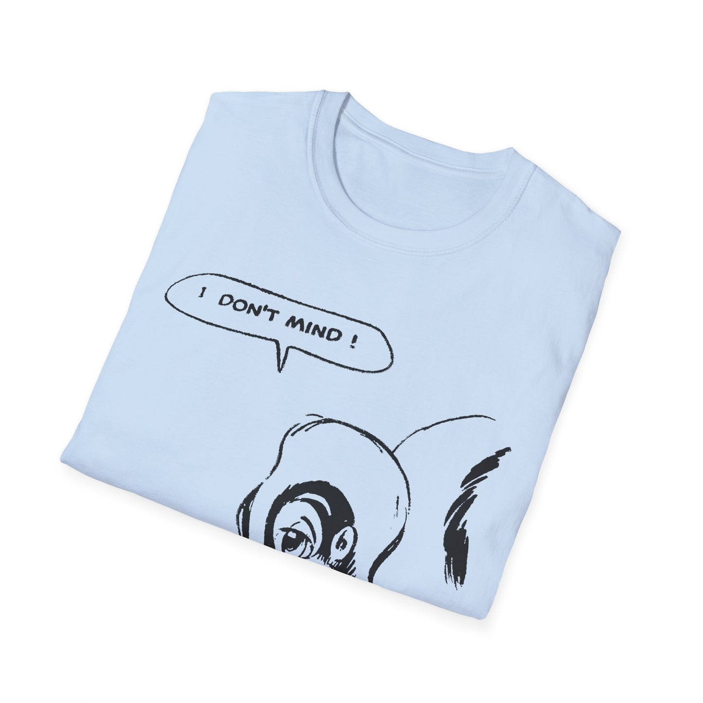 i don't mind cartoon skunk from old comic book tshirt