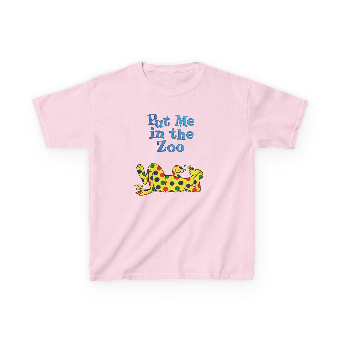put me in the zoo YOUTH SIZE short sleeve tee
