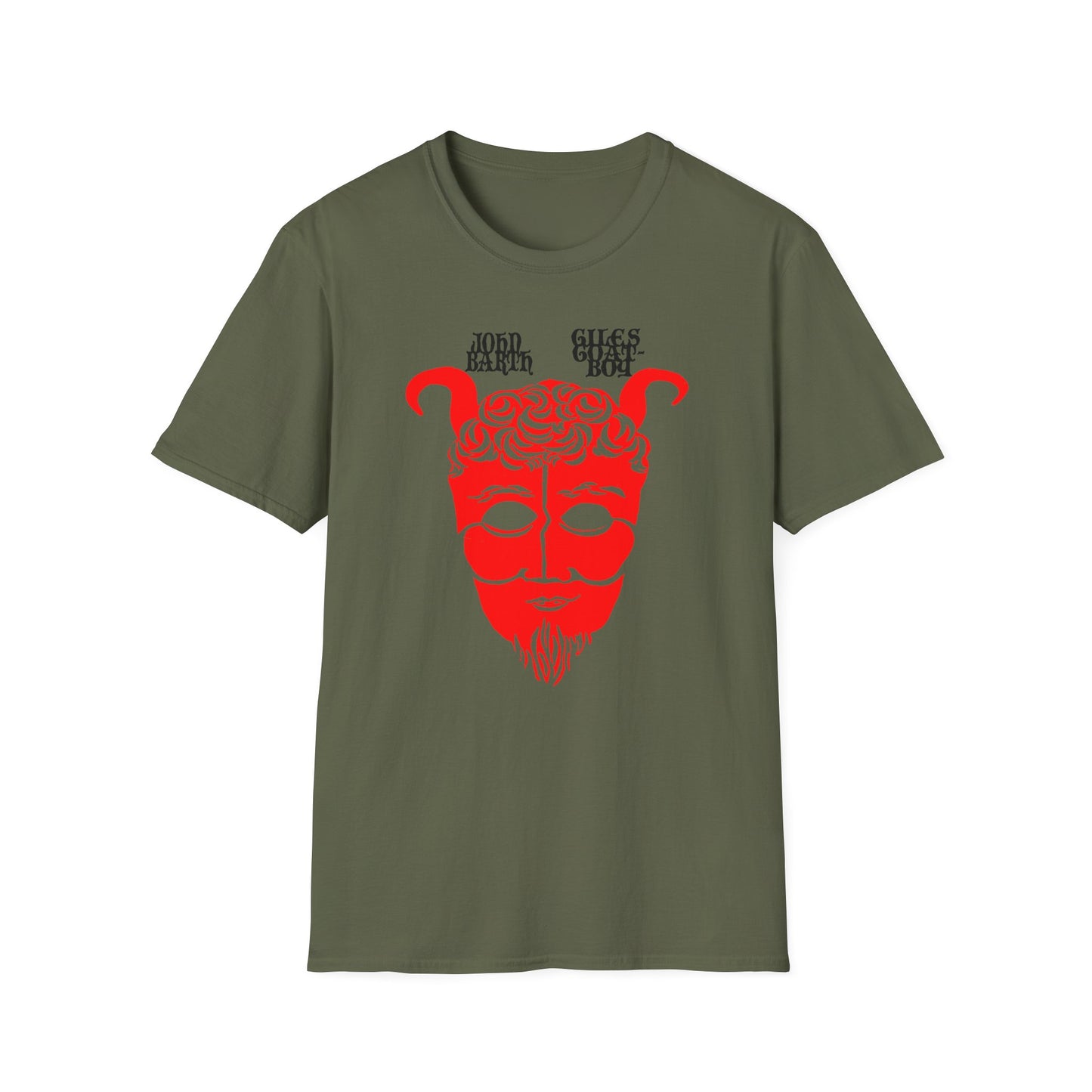 john barth 1966 novel giles goat-boy book cover variant tshirt