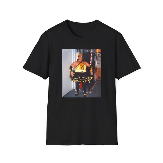 chris farley bumble bee photo tshirt, softstyle tshirt