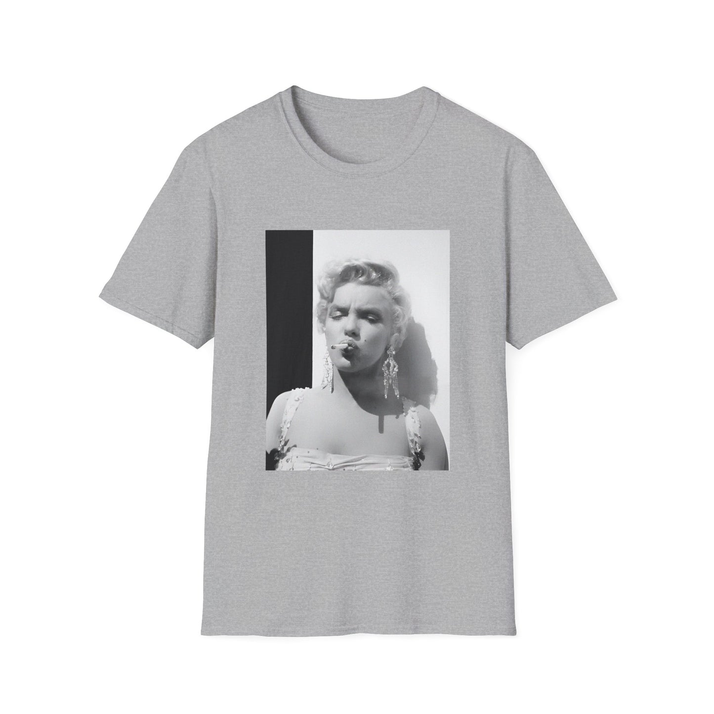 marilyn monroe smoking a cigarette tshirt