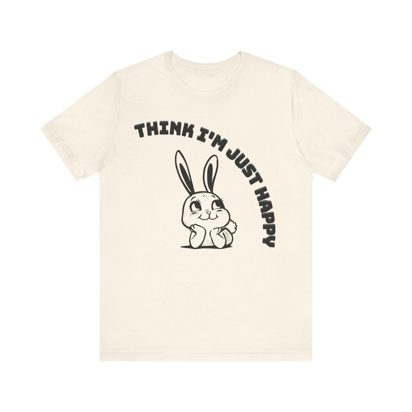 think I'm just happy nirvana song lyrics tshirt