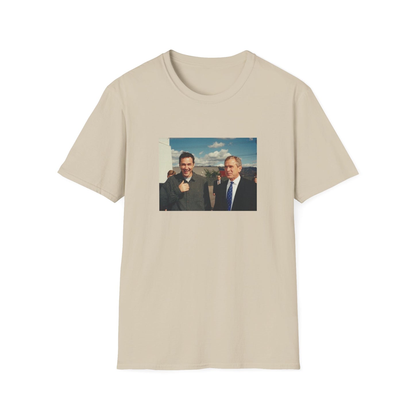 norm macdonald and george bush jr. tshirt