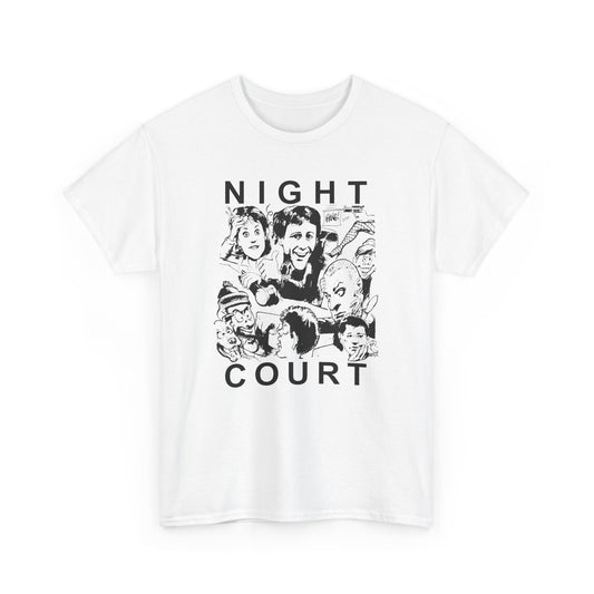 night court tv show newspaper art custom edit tshirt